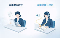 AI文字起こしの校正方法（素読み校正・聞き直し校正）とは？